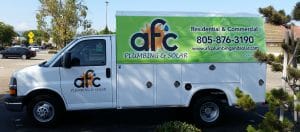 AFC residential and commercial plumbing and solar truck