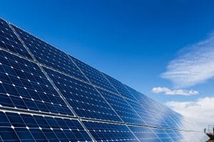 Solar Panels and blue skies