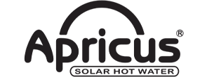 Apricus Solar Hot Water logo in grayscale