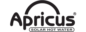 Apricus Solar Hot Water logo in grayscale